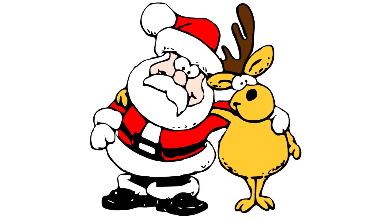 Learn Santa Claus for Kids ⚡️ Santa Cartoon Drawing for Kids ⚡️Old ...