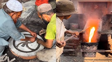 How Iron Pulleys Are Made | Step by Step Moulding & Metal Casting Process