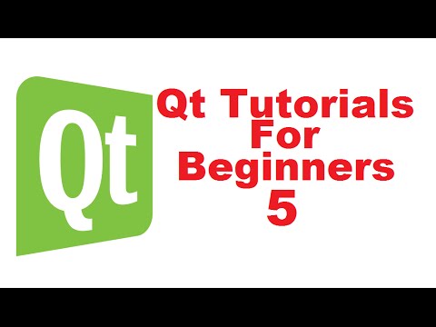 Qt Tutorials For Beginners 5 - Qt Signal and slots