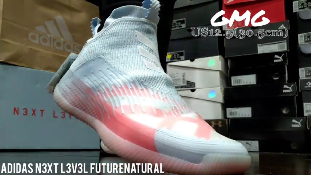 Adidas N3XT L3V3L Futurenatural Aqua Blue Laser Orange 2021 - On Feet - GARY|ç¬éç®± - YouTube