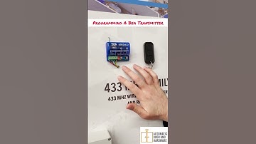 How To Program A BEA 433 MHz Handicap Button Transmitter #shorts #doors #repair #construction