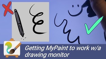 Getting MyPaint to work with a Drawing Monitor ( short tutorial - Windows 10 )