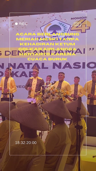 Perayaan Natal Nasional Golkar Manado