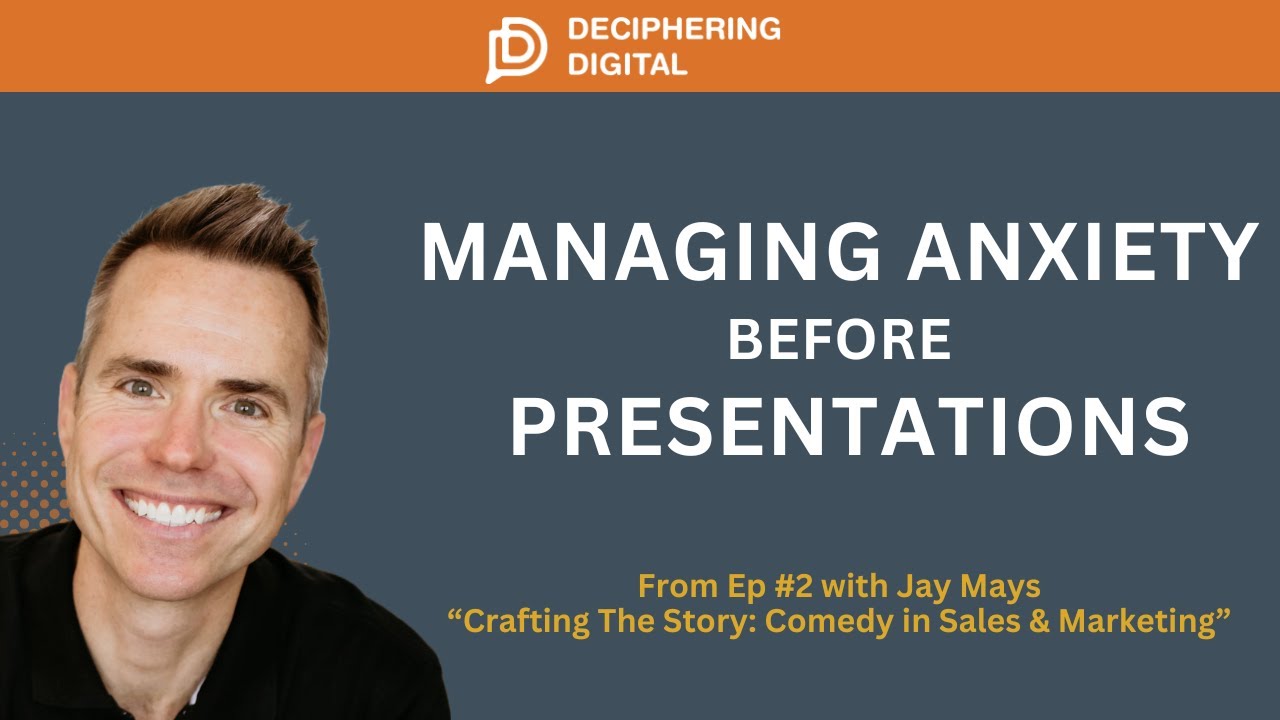 Managing Anxiety Before Presentations Managing Anxiety Before Presentations