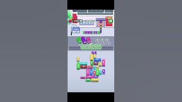 💥 Can this bus escape the traffic jam?Tap, slide, and solve the puzzle! 🧠 #PuzzleGame #busgame