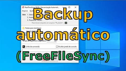 Backup automático com o FreeFileSync