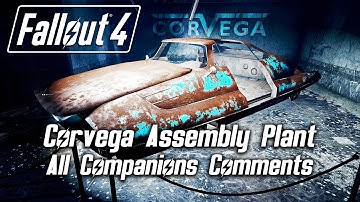 Fallout 4 - Corvega Assembly Plant - All Companions Comments