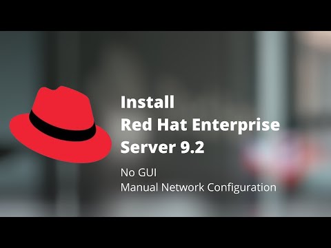 Install Red Hat Enterprise Server 9 2