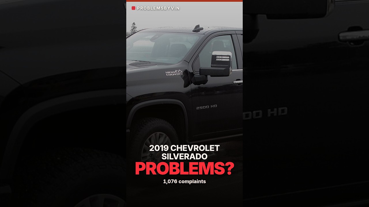 2019 Chevrolet Silverado problems — video thumbnail