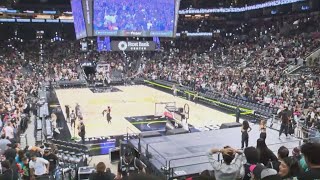Spurs fans at Frost Bank Center disappointed after big loss in New York