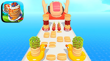 Pancake Run ​- All Levels Gameplay Android,ios (Levels 352-354)
