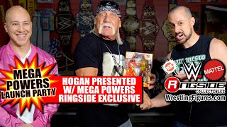 Hulk Hogan Is Presented With The Mattel Wwe Mega Powers Ringside Collectibles Exclusive 2-Pack