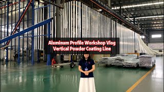 NUOTUO aluminum profile workshop vertical powder coating line