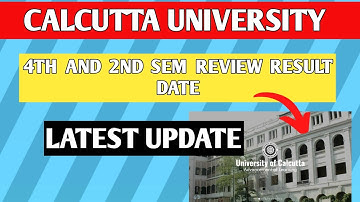 calcutta university 2nd sem review result | 4th sem review result | CU REVIEW RESULT 2023