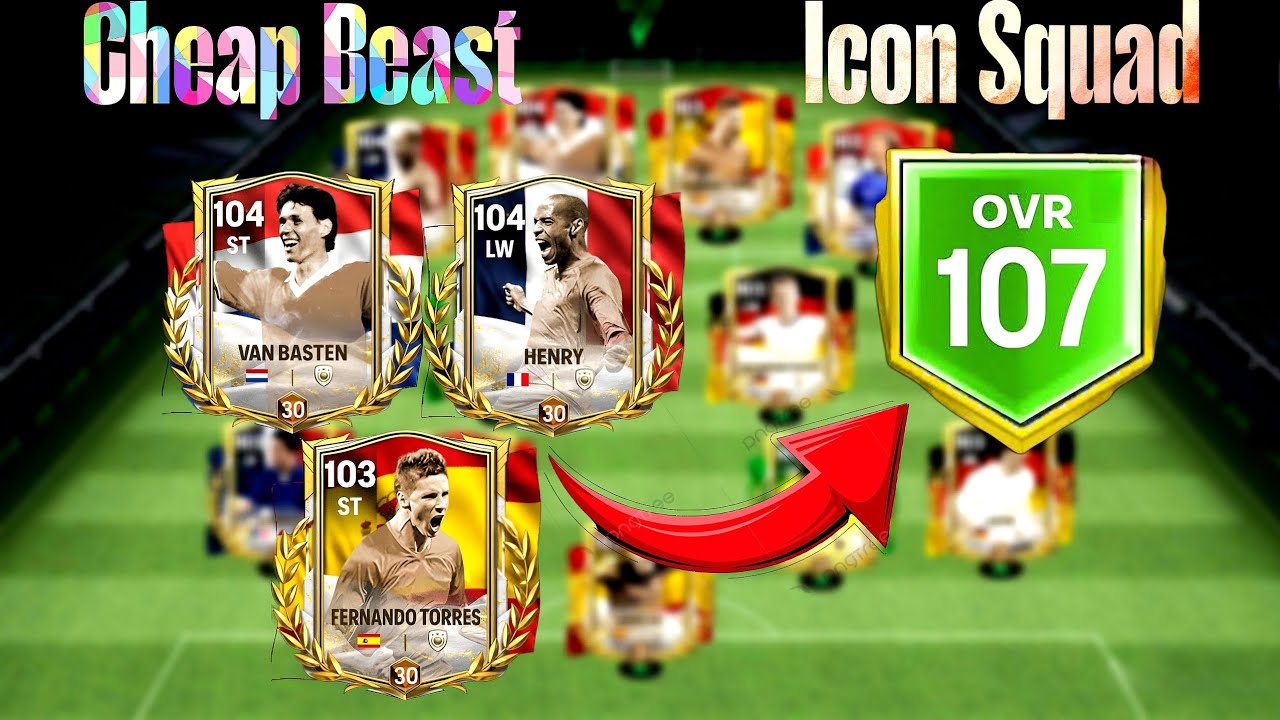 Cheap beast ICON squad making🥶☠️. Euro ICONS.....!!!!!!!!