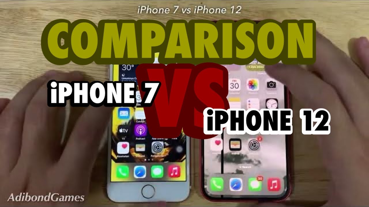 iPhone 7 vs iPhone 12 Comparison - YouTube