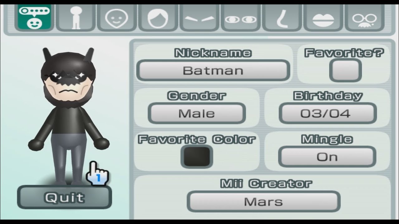 Batman - DC - Mii 447 - YouTube