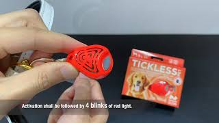Tickless Pet chemical-free tick and flea repeller Instructions Content