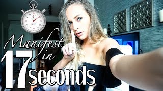 MANIFEST IN 17 SECONDS  - What It Is & How To Use | LAW OF ATTRACTION // Simply Ney