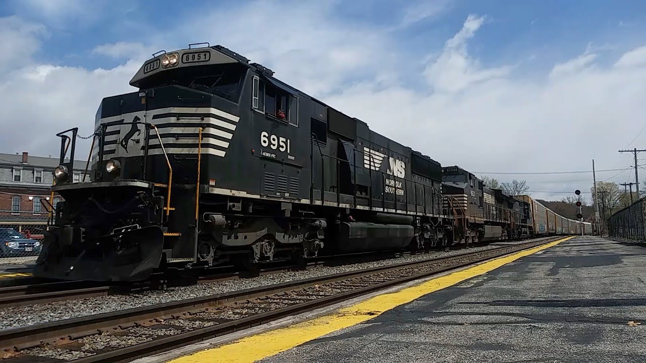 Norfolk Southern (Pan am Southern) Freight trains in Ayer Ma (Ay2, 23k