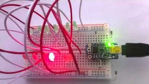 4 Pin - 12 LED - Charlieplexing