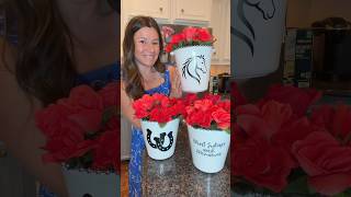 Dollar tree DIY centerpieces DIY party decor Kentucky derby party graduation wedding shower