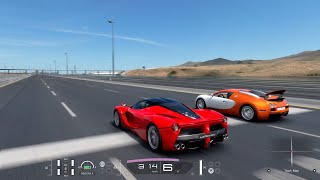 Gran Turismo 7 | Ferrari LaFerrari vs Bugatti Veyron | Drag Race