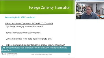 CFE Technical Accounting IFRS  ASPE Course   Day 3 Foreign Currency