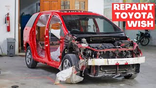 Repaint Toyota Wish in 9 minutes by kiatmotor 1,415 views 1 year ago 9 minutes, 22 seconds