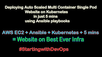 StartingwithDevOps - Automatic deployment of Kubernetes with HPA on AWS EC2 using Ansible Playbooks