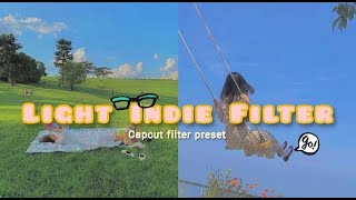 light Indie Filter://using capcut app screenshot 3