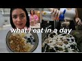 what I eat in a day! REALISTIC busy day!