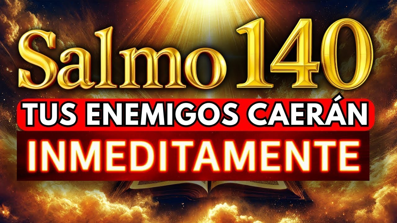 🛑 Salmo 140 ¡CONTRA LOS ENEMIGOS Y EL MAL! Poderoso para Expulsar Brujerías, Enemigos Y Envidias