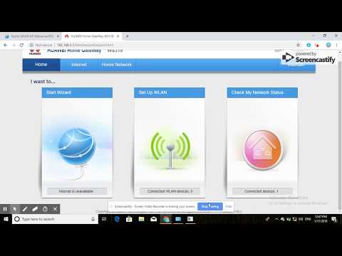 HUAWEI HOME GATEWAY WS319 ROUTER HOW TO SETUP