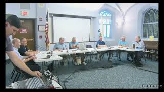 August 24, 2026 Cumberland Planning Board Meeting