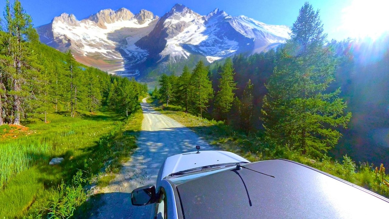 Лунные горы🚙 Живописная поездка по бездорожью в Альпах — 🎥 Insta360 X4 — Ace Pro