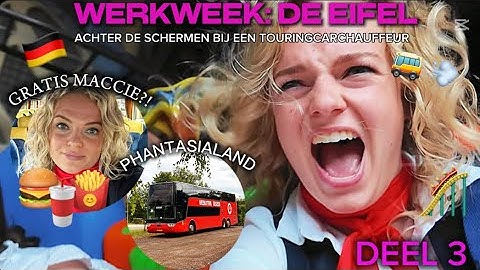 🚍 3/3 BUSREIS NAAR DUITSLAND🇩🇪, PHANTASIALAND🎢, TERUGREIS, GRATIS MCDONALDS?!🚍#touringcar#chauffeur
