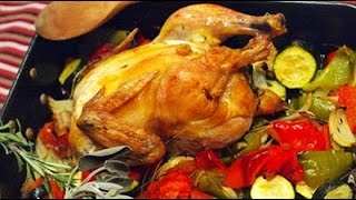 курица с чесноком и розмарином курица с чесноком и розмарином