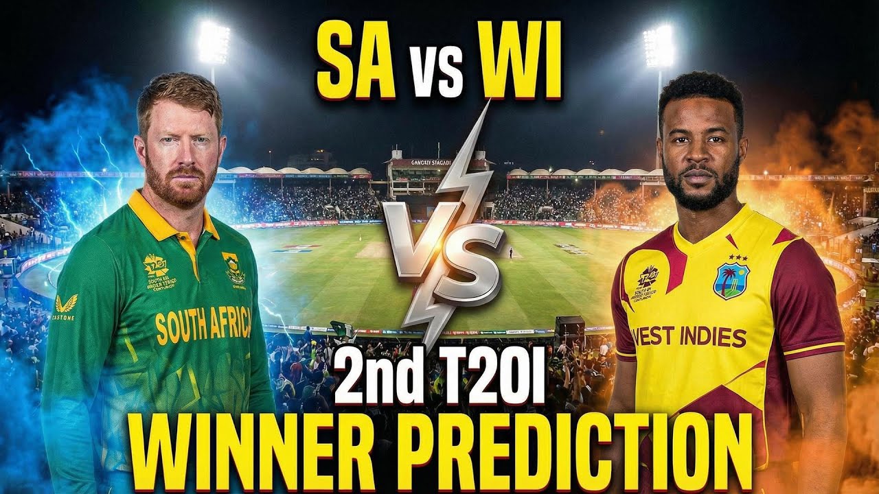 SA vs WI 2nd T20I Match Prediction & Playing 11