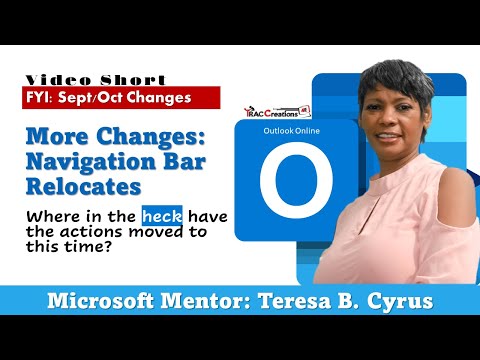 MICROSOFT NEWS! Navigation Bar in Outlook is Moving