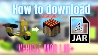 Vehicle mod for Minecraft povja launcher.   1.16.+ With tutorial!  No scam 💯  original mod. screenshot 4