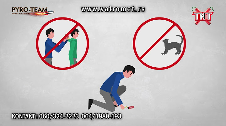Pravilna upotreba petarde - TNT Pirotehnika (www.VATROMET.rs)
