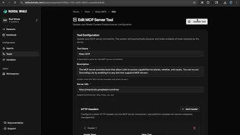 Using Google Maps as a Tool for AI Agents — MCP in Radical Whale