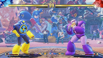 Air Man vs Guts Man! SFV #CapcomAllStars