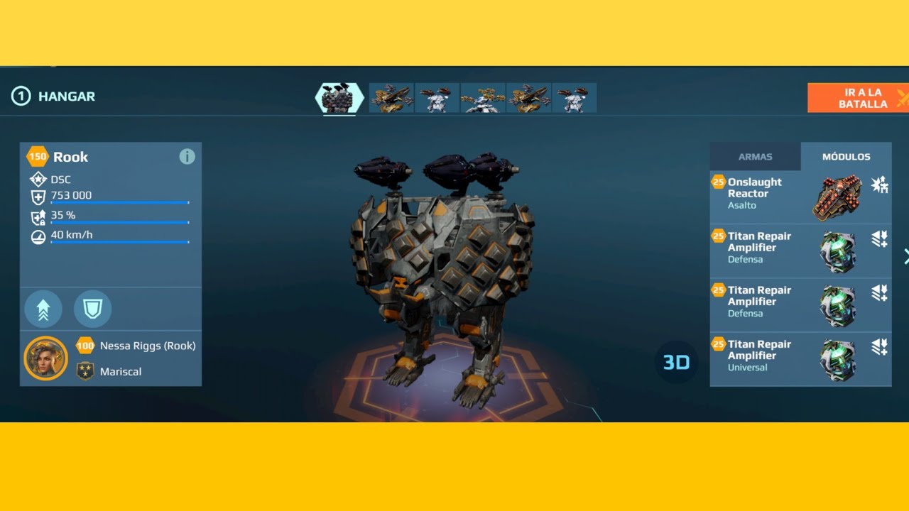 Kraken Vajra ROOK + Titan Repair Amplifier | War Robots Gameplay