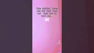 this initial loves u