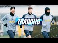 INSIDE TRAINING AHEAD OF TOTTENHAM HOTSPUR V WEST HAM