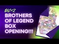Brothers of Legend Box Opening at Underground Card Zone!