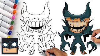 how to draw ink demon bendy and the dark revival