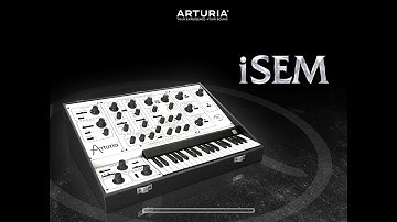 Arturia iSEM Quick Play Demo for the iPad